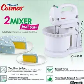 COSMOS CM-1289 Stand Mixer Pencampur Pengaduk Adonan Kue Telur Mixer