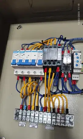 Jasa perakitan panel listrik/ wiring power dan kontrol sistem