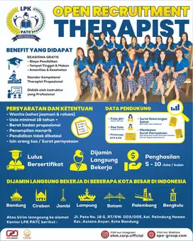 Recruitment Therapist SPA, Loker SPA, Massage