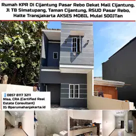 Rumah Siap Huni Di Pasar Rebo Jakarta Dekat Mall Cijantung, Terminal
