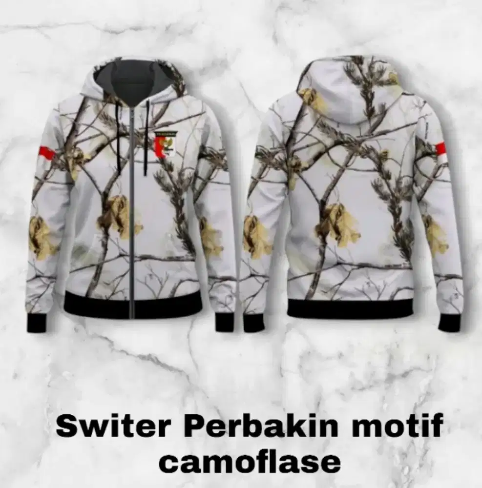 Switer Perbakin motif camoflase
