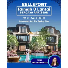 Bellefont East Summarecon Gading Serpong Mulai dari 4Man Terhubung Bsd