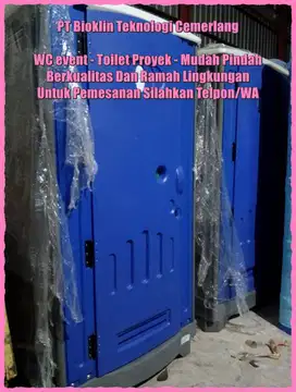 Closet Jongkok/ Duduk Toilet Outdoor, WC Portable, Mudah Dipindahkan R