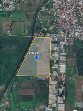 Tanah cocok dibangun Gudang atau Pabrik