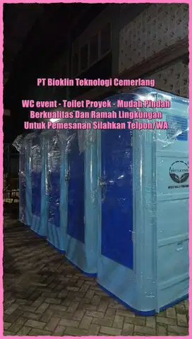 Toilet Proyek- Toilet Umum- Toilet Outdoor- Toilet Portable- Terjangka