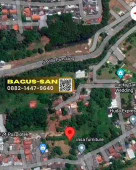 Disewakan Kavling Tanah Luas  Cocok  Untuk  Usaha di Pamulang Tangsel
