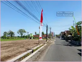 Tanah Purwomartani dijual murah dekat Tajem maguwoharjo