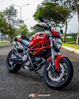 (Full Paper) Ducati Monster 696 Nik 2011 Warna Merah Knalpot SC