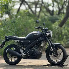YAMAHA XSR 155 BLACK 2022 KM 9K PAJAK ON KAYAK BARU