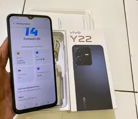 Vivo Y22 Ram 4+4/64gb Fullset