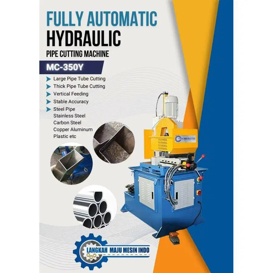 Fully Automatic Hydraulic MC-350Y - Pipe Cutting Machine