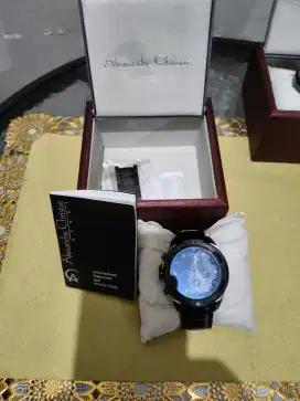 Alexandre Christie Original Pria Chronograph AC 6305 Fullset Mulus!