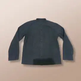 Kemeja flannel shirt kerah shanghai koko muji original