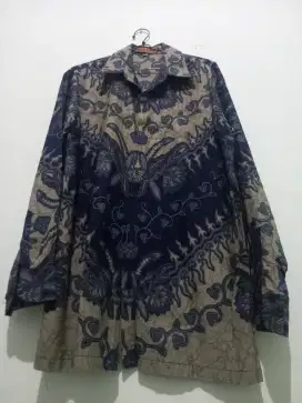 Preloved batik lengan panjang size L ld 105