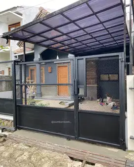 pagar lipat perforated