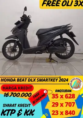 HONDA BEAT DLX SMARTKEY 2024 BISA CASH DAN KREDIT