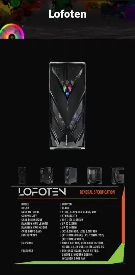 CASING CUBEGAMING LOFOTEN