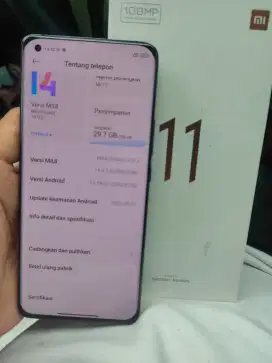 Xiaomi MI 11 8+3/256 resmi msih bgus(bs tuker tambah) 5G lyar egde