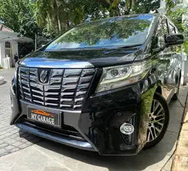 Alphard G ATPM 2015 Hitam Tgn 1 dari Baru Full Original Service Record