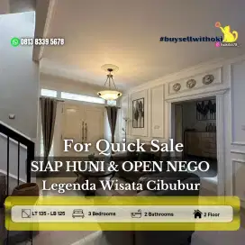 RUMAH KOTA WISATA]CIBUBUR,BEKASI,BOGOR,DEPOK,BSD,JAKARTA SELATAN,TEBET