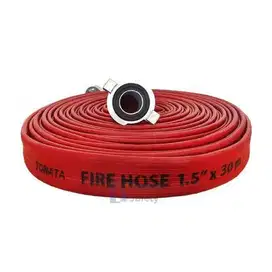 Fire Hose Rubber 1.5 x 20M, Tonata, Machino Coupling