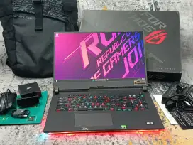 Asus ROG G713QM 17 Ryzen 9-5900HX RTX 3060 6GB 130W Fulset Like New