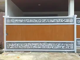 PINTU PAGAR LASER CUTTING MINIMALIS MODERN