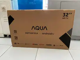 tv aqua 32 inc andorid new garansi resmi
