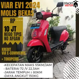 VIAR EV1 2024 MOTOR LISTRIK SECOND LIKE NEW
