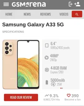 Samsung A33 5G (8/256)