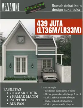 Rumah Murah CLUSTER Modern CIPONDOH