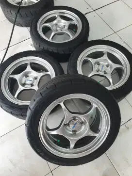 Enkei Tulang R15 + Ban Sx2 Champiro 195/50