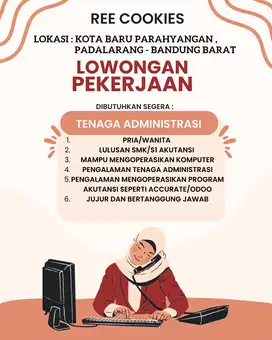 Tenaga Administrasi - UMKM Kue Kering