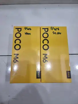 POCO M6 8/256 BARU SEGEL GARANSI RESMI XIAOMI