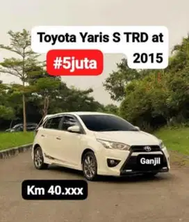 Toyota Yaris S TRD at 2015 putih #5juta