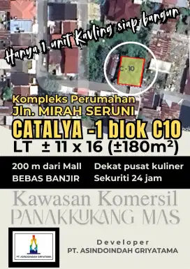 Kavling tanah matang siap bangun