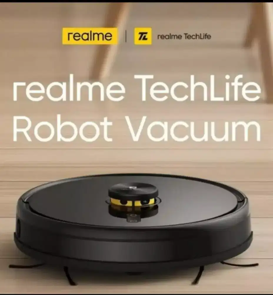 Realme Robot Vacuum Pembersih menyapu dan mengepel Otomatis