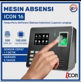 Mesin Absensi ICON 16 Finggerprint