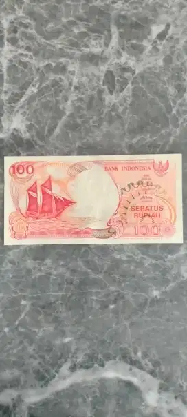 Uang Kuno 100 Rupiah Kapal Pinisi Tahun 1992