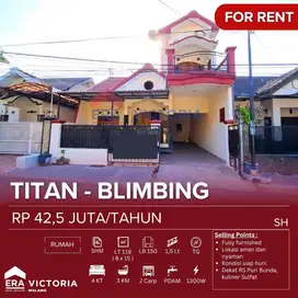 Rumah DISEWAKAN Di Titan Asri Lengkap Dengan Perabotnya, Lokasi Aman D