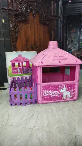 ORI! DOLU PLAYHOUSE UNICORN PLAYGROUND RUMAH MAINAN/LITTLE TIKES ELC