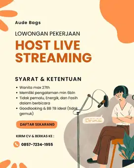 DICARI HOST LIVE PART TIME