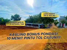 Tanah Siap Bangun Kawasan Cileunyi Bonus Pondasi