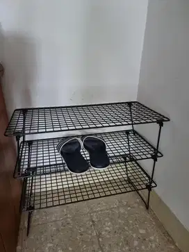Rak sepatu 3 tingkat