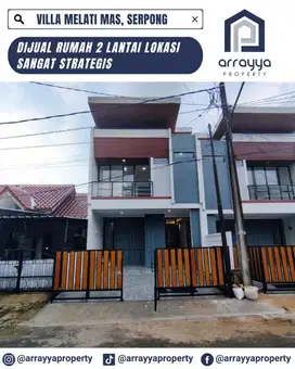 DIJUAL CEPAT RUMAH BARU MURAH DI REGENSI MELATI MAS SERPONG 'DM14