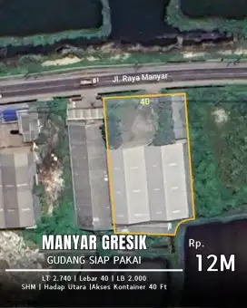 Jarang ada dijual gudang lokasi strategis dan MURAH