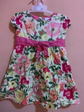 Dress anak bunga pita