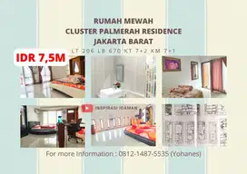 Rumah Mewah Cluster Palmerah Residence Jakarta Barat