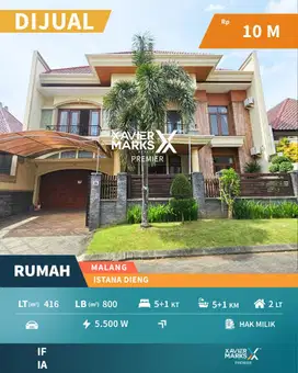 Dijual Rumah Mewah Istana Dieng Malang