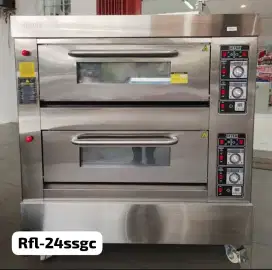Oven Roti Gas Getra 2 Deck 4 Loyang RFL-24SSGC